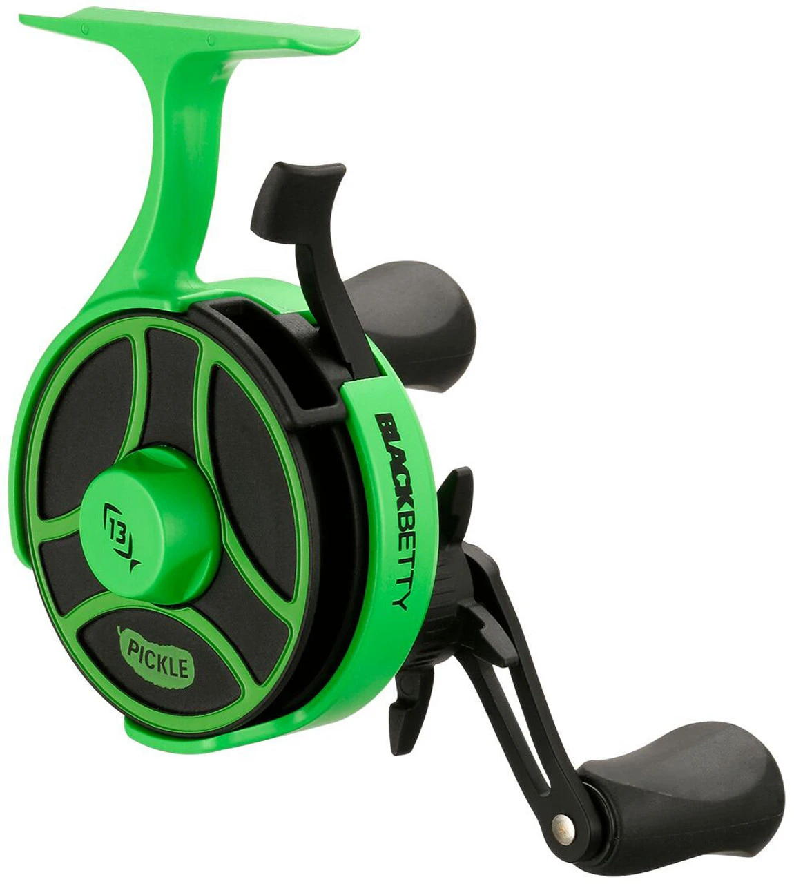 13 Fishing Black Betty Free Fall Ghost Ice Reel Radioactive Pickle L/H 3 13 Fishing Black Betty Free Fall Ghost Ice Reel Radioactive Pickle L/H