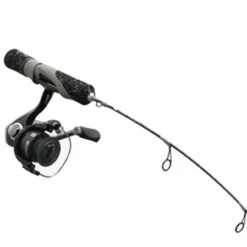 13 Fishing - SoniCor Stealth Edition Ice Combo 24" UL - Black And Gray Camo -13 Fishing sonicor stealth 03 14396.1666707679